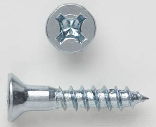 HPE04298 12X1-1/2 W/S FLAT PHILLIPS 100