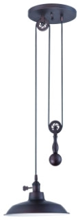 P400-ABZ CRAFTMADE PENDANT 1 LIGHT PULLEY PE