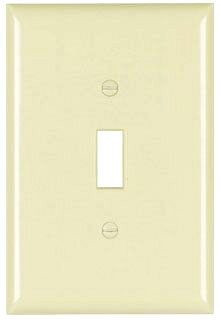 SPO1W P&S OVERSIZE PLATE SWITCH WHITE