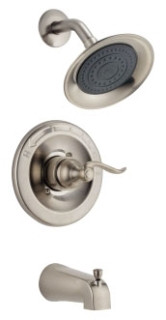 BT14496-SS DELTA MONITOR WINDEMERE TUB/SHOWER TRIM IN STAINLESS STEEL