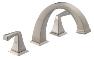 T2751-SP DELTA ROMAN TUB FAUCET IN SPOTSHIELD STAINLESS