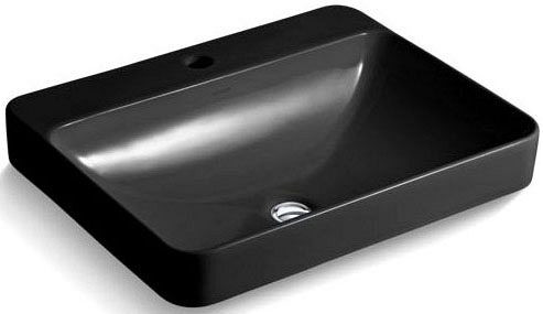2660-1-7 KOL VOX RECT VESSEL W/FAUCET DECK
