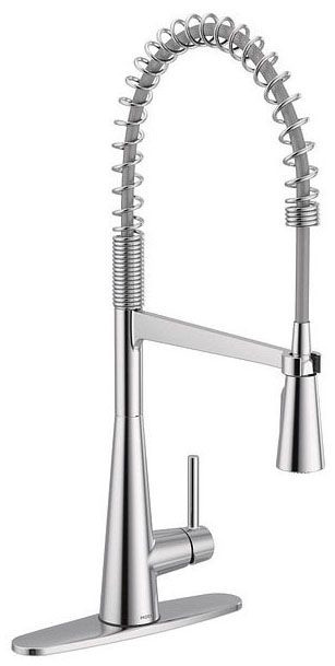 5925 MOEN SLEEK ONE HANDLE PULLDOWN SPRINGKITCHEN FAUCET IN
