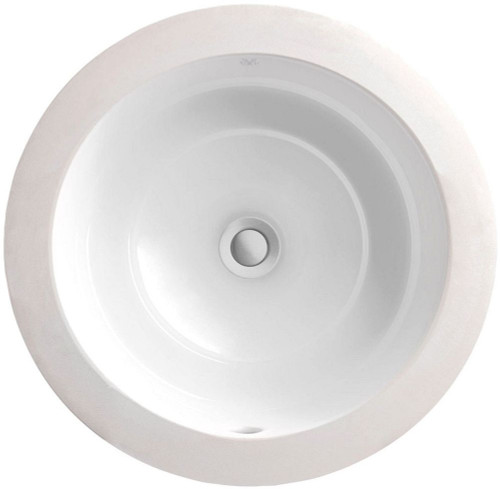 D20055000.415 DXV POP MEDIUM ROUND LAVATORY SINK IN CANVAS WHITE