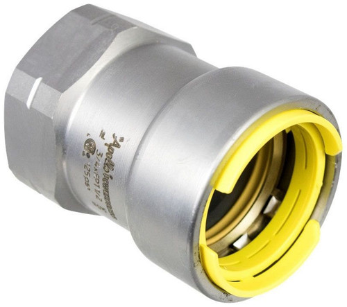 PWR7482244 11/2X1/2FPT YELLOW GAS PRESS FIP ADAPTER