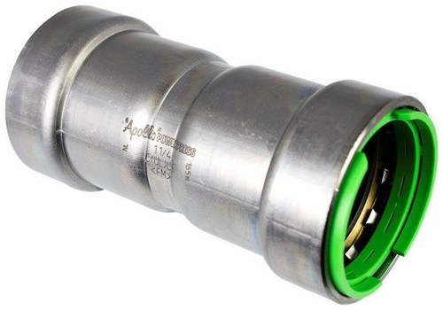 PWR7480033 POWERPRESS COUPLING 1-1/4 GREEN CAP FOR WATER