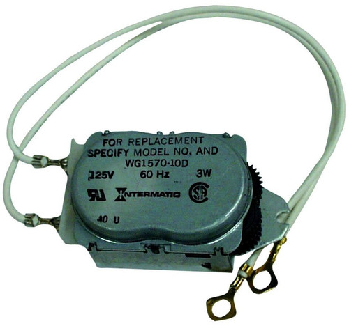 WG1570-10D INT-MAT 125 VAC, 60 HZ MOTOR FOR T101, T103, T105