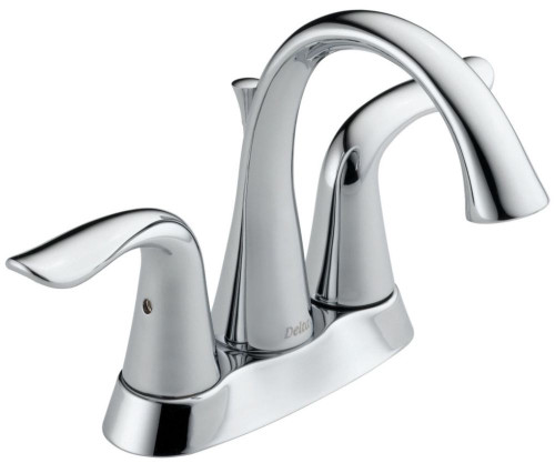 2538-TP-DST DELT CHROME DELTA LAHARA: TWO HANDLE TRACT-PACK