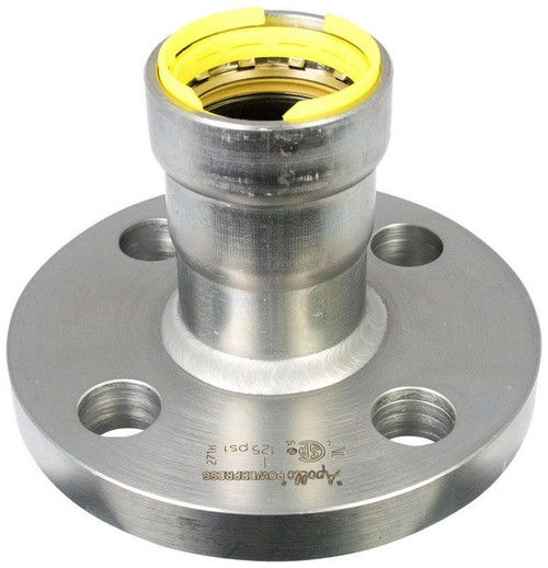 PWR7482431  1"  YELLOW 150# GAS PRESS FLANGE ADAPTER