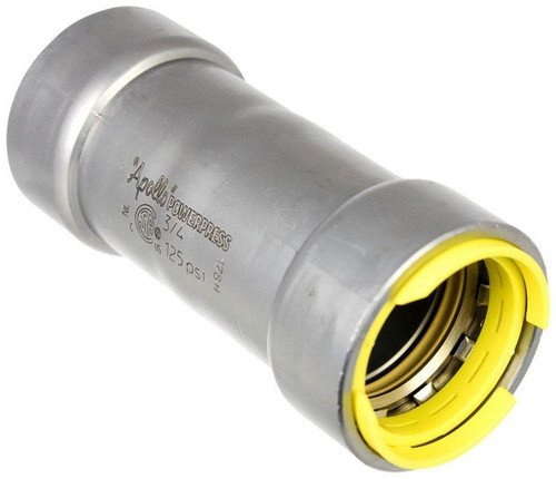 PWR7481408  2" YELLOW GAS PRES SLIP COUPLING