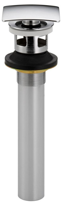 72175 DELTA POP-UP SQUARE PUSH W/ OVERFLOW OTHER CHROME