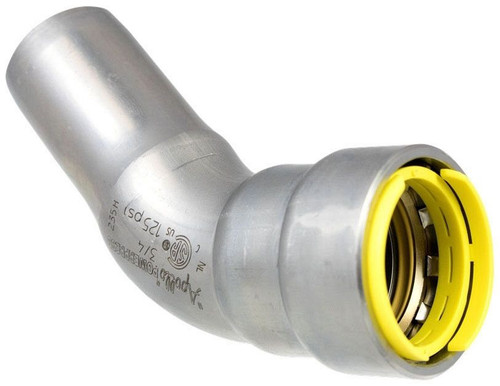 PWR7481641  2" YELLOW GAS PRES ST. 45 ELL