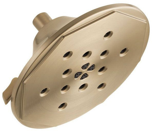 87461-GL BRIZO H2O SHOWER HEAD 1.75 GPM 4-SETTING ROOK LUXE GOLD