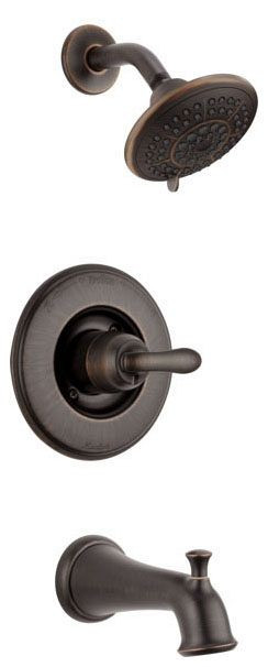 T14494-RB DELTA TUB/SHOWER TRIM 1L 14S LINDEN VENETIAN BRONZE
