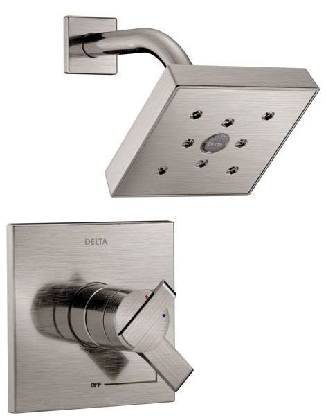 T17267-SS DELTA H2O SHOWER TRIM 1L 17S ARA STAINLESS