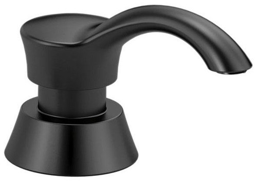 RP50781BL DELTA SOAP/LOTION DISPENSER DELUCA MATTE BLACK