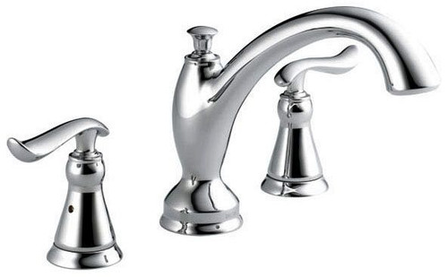 T2794 DELTA ROMAN TUB FAUCET TRIM 2L LINDEN CHROME
