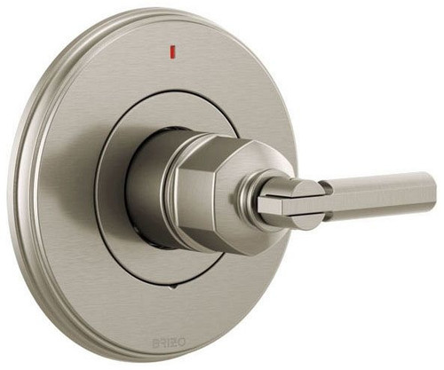 T60P076-NKLHP BRIZO PB VALVE ONLY TRIM LESS HANDLE INVARI LUXE NICKEL