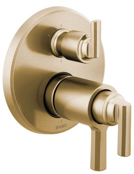 T75698-GL BRIZO THERM. INT. DIV. VALVE TRIM 6-SETTING 3L LEVOIR LUXE