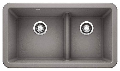 402325 BLANCO IKON 1-3/4 BOWL W/ LOW DIVIDE, FARMHOUSE STYLE IN