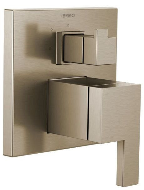 T75P580-BN BRIZO PB INT DIV VALVE TRIM 3-F SIDERNA BRUSHED NICKEL