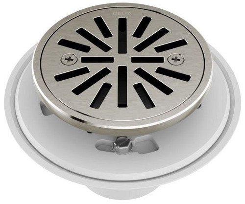 DT061411-SS DELT STAINLESS 4IN TILE-IN ROUND SHOWER DRAIN