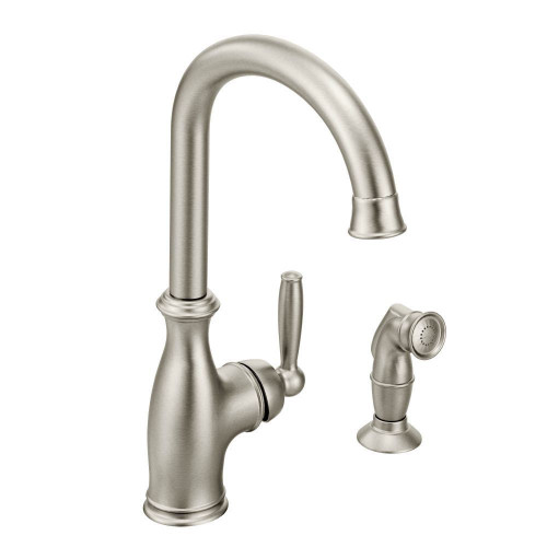 7735SRS BRANTFORD SNGL LEVER KIT FAUCET W/ SIDE SPRAY IN STAINLESS