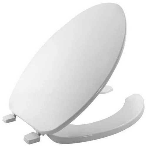 175-WH BEMIS WHITE ELONGATED SEAT W/COVER