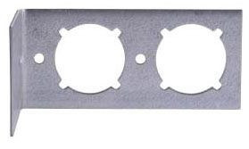 709-L HOLD GALVANIZED"L" BRACKET WITH 1-3/8IN KEYED HOLES
