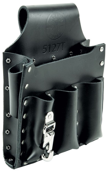 5127T KLEIN TOOL POUCH, 6 POCKET, TUNNEL LOOP