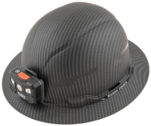 60346 KLEIN HARD HAT, PREMIUM KARBN PATTERN, NON-VENTED FULL BRIM,