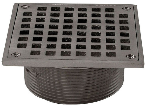 D60-96BN JONES STEPHENS 5" SQUARE STRAINER IN BRUSHED NICKEL