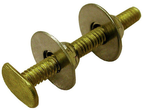 C02998 JSC 1/4X2-1/4 BRS CL BOLT PK/4NUTS&WASH