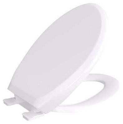 C2200S-00 EZ CLOSE ELONGATED ADJUST. HINGE SEAT IN WHITE