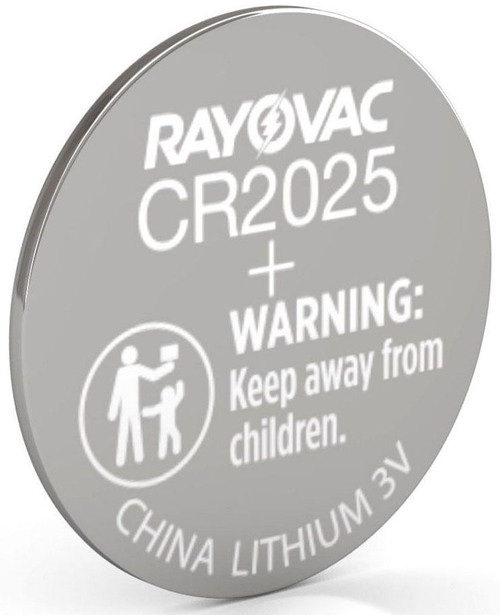 E302494000 RAYOVAC 3 VOLT KEYLESS BATTERY CR2025