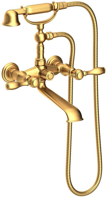 1770-4283/10 NEWPORT BRASS EXPOSED TUB & HAND SHOWER SET - WALL MOUNT