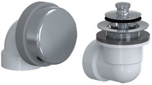 951-PPRI-PVC-CP WATCO INNOV. PUSH PULL HALF KIT, ROUGH-IN, ZINC BODY