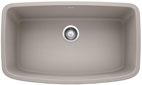 442756 BLANCO VALEA SUPER SINGLE BOWL 32"X30"X19" IN CONCRETE GRAY