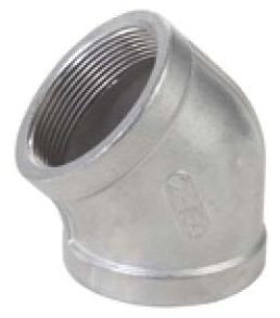 S3116F020 SCI 2" 316L SS SCH40 THRD 45 EL
