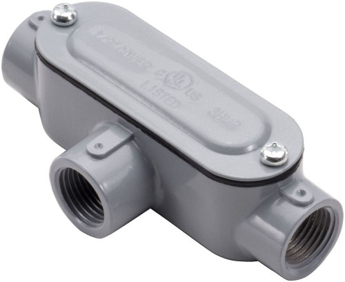 T6CG 2" T CONDUIT BODY W/ C&G