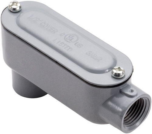 LB10CG 4" LB CONDUIT BODY W/ C&G