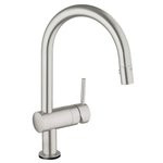 31.359.DC2 MINTA TOUCH SINGLE HOLE KITCHEN FAUCET IN SUPER STEEL