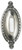 BSOO-AP CRAFTMADE SURFACE MOUNT OVAL ORNATE