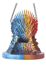 Kurt S Adler Fire and Ice Iron Throne Ornament Game of Thrones 6-Inch Resin Kurt S Adler Hanging Ornament