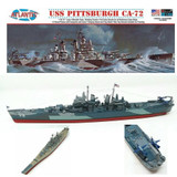 Atlantis Models USS Pittsburgh CA-72 Heavy Cruiser 1490 Scale Model Kit by Atlantis Models