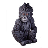 Enesco Baby Gorilla Edge Sculpture 9.5-Inch Hand Crafted 6009593