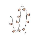 Kurt S Adler Jack Skellington String Lights NIghtmare before Christmas Light Set by Kurt S Adler