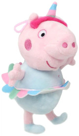 Peppa Pig Small 6.5 Inch Plushie from up close