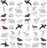 Arctic Wildlife Animals Safari Pack of 48 Realistic Figures 764504