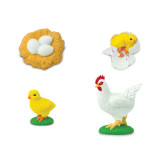 Life Cycle of a Chicken Safari Educational Figure 662816 as quad